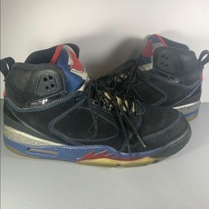 Jordan Sixty Plus 364806 062 Black/Varsity Red-French Blue Size 11